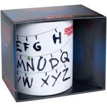 Funny Stranger Things Letters Printed Ceramic Mug