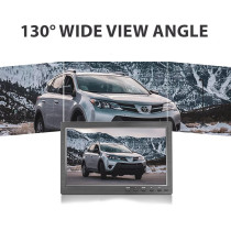 UK PLUS 10 Inch Monitor 1024X600 Display Hd Tft Lcd Screen Support Av Vga Bnc Hdmi Video Input For Cctv Dvd Pc Dvr With Speaker