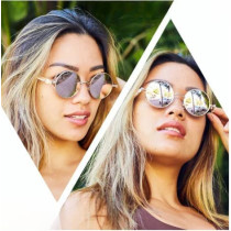UK PLUS Unisex Sunglasses Round Metal- Uv Protection New Fashion Sunglasses
