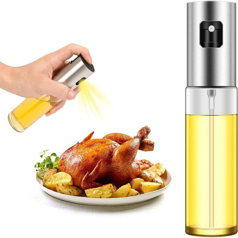 UK PLUS Oil Spray Bottle, Olive Oil Sprayer Spray Bottle Oil Sprayer Oil Sprayer Dispenser Set For Bbq, Cooking, Salad 100Ml
