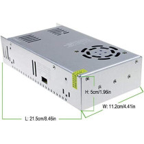 UK PLUS Switching Power Supply,Dc 12V 20A Led Power Supply Universal Regulated Transformer 240W Adapter For Led Strip Lights, Cctv, Radio, Computer Project