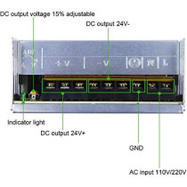 UK PLUS Switching Power Supply,Dc 12V 20A Led Power Supply Universal Regulated Transformer 240W Adapter For Led Strip Lights, Cctv, Radio, Computer Project