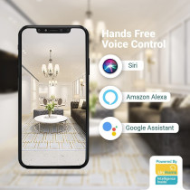 UK PLUS Security Camera For Baby Monitor, Pet Camera W/Motion Detection, 1080P, 2-Way Audio, Night Vision, Works With Alexa & Google Home