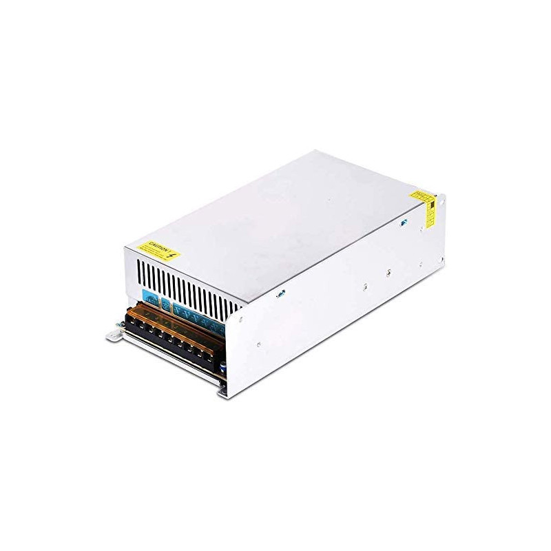 UK PLUS Dc 12V Power Supply 40A Ac 96V-240V Converter Dc Adapter Universal Regulated Switching Power Supply 12Volt 500W Led Power Supply For Led Strip,Cctv, Radio, Computer Project(12V 40A 480W)