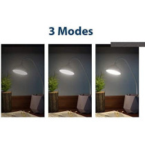 UK PLUS Led Lamp Polygonal Flexible Touch-Sensitive Pen Holder Reading (Blue)