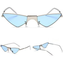UK PLUS Women Sunglasses, Metal Cat Eye Sunglasses, Uv Protective Mirror Sunglasses, Metal Reflective Sunglasses For Women Ladies