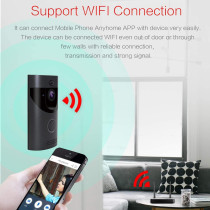 UK PLUS Wifi Smart Video Doorbell Camera Wireless Door Bell 720P Hd Wireless Home Security Doorbell Camera (With 2 Rechargeable Battery, 16Gb Storage Card) Uk-7080