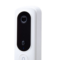 UK PLUS Smart Wireless Wifi Video Doorbell Ip53 Waterproof 1080P Full Hd Home Security Pir Doorbell Camera Real-Time Video, Two-Way Talk, Night Vision With Dual Storage Option (Without Batteries)