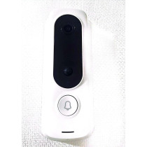 UK PLUS Smart Wireless Wifi Video Doorbell Ip53 Waterproof 1080P Full Hd Home Security Pir Doorbell Camera Real-Time Video, Two-Way Talk, Night Vision With Dual Storage Option (Without Batteries)