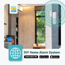 UniHoms Wifi Door, Window And Contact Sensor, Works With Amazon Alexa, Google Home Assistant And Siri