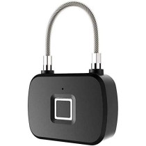 UK PLUS Smart Fingerprint Padlock Waterproof For Gym,Door,School,Luggage Bags,Bike