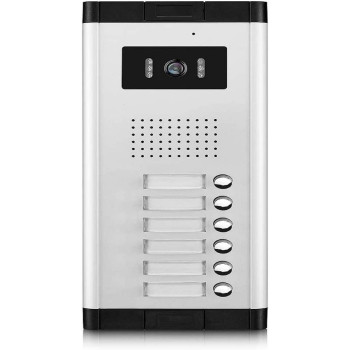 UK PLUS Household Apartment Monitor Video 6 Doors Intercom Door Phone