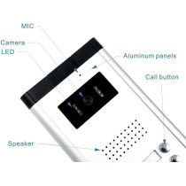 UK PLUS Household Apartment Monitor Video 6 Doors Intercom Door Phone