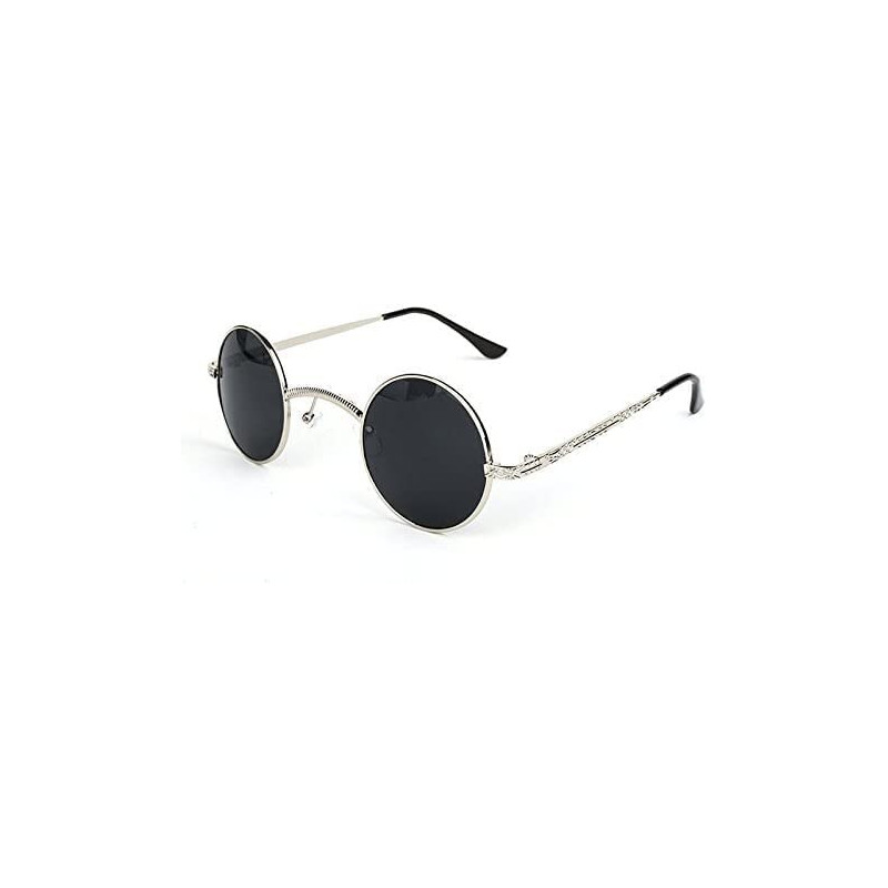 UK PLUS Men & Women Sunglasses Round Metal -Uv Protection Sunglasses
