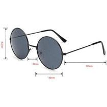 UK PLUS Men & Women Sunglasses Round Metal -Uv Protection Sunglasses