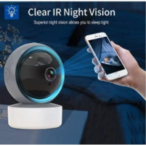 UK PLUS Wifi Camera For Home Wireless Smart Life 3Mp Wifi Camera Security Surveillance Cctv Camera Baby Camera Wifi Security Camera (Single)