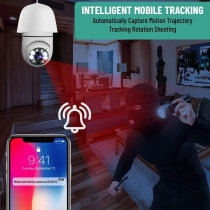 UK PLUS Wireless Home Camera, Light Bulb Camera 360A Full Hd 1080P Smart Home Camera, Smart Night Vision, Security Camera Indoor, Two Way Audio, Recording, Real Time Alert