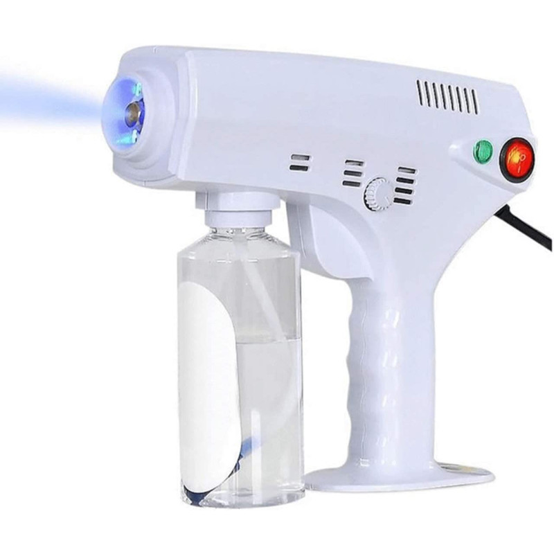 A&Z 280Ml Disinfection Blue Light Nano Steam Gun Hair Spray Machine Ultra Fine Aerosol Water Mist Trigger Sprayer 110V-240V 1300W