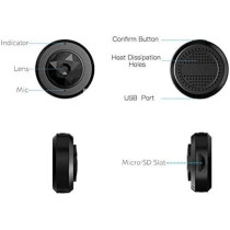 UK PLUS Mini Wifi Camera Wireless Wifi Security Camera With Motion Detection And Night Version Home Security Cameras Nanny Cam Video Recorder For Room, Office