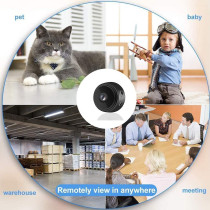 UK PLUS Mini Wifi Camera Wireless Wifi Security Camera With Motion Detection And Night Version Home Security Cameras Nanny Cam Video Recorder For Room, Office