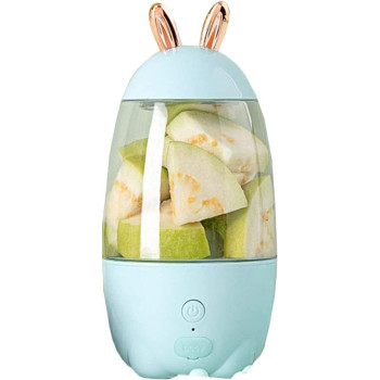 YUNDUBAI Portable Blender Mini Personal Blender - Portable Juicer, Household Multi-Function Blender, Fruit Mini Rechargeable Juicer (Color : Blue)