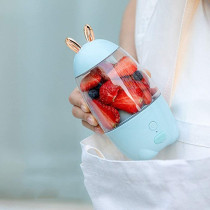 YUNDUBAI Portable Blender Mini Personal Blender - Portable Juicer, Household Multi-Function Blender, Fruit Mini Rechargeable Juicer (Color : Blue)