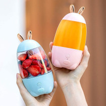 YUNDUBAI Portable Blender Mini Personal Blender - Portable Juicer, Household Multi-Function Blender, Fruit Mini Rechargeable Juicer (Color : Blue)