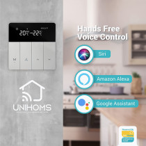 UniHoms Smart Thermostat Temperature Controller Works With Amazon Alexa, Google Home Assistant And Siri (2,220V)