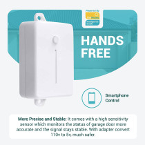UniHoms Smart Wi-Fi Garage Door Opener Remote, App Control, Works With Amazon Alexa, Google Home Assistant And Siri