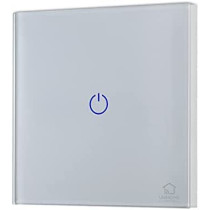 UniHoms Wifi Touch Wall Switch - 1 Gang Switch, No Neutral Wire Needed, Works With Amazon Alexa, Google Home Assistant And Siri (1 Pack)