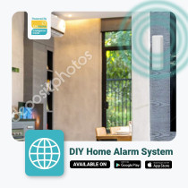 UniHoms Wifi Door, Window And Contact Sensor, Works With Amazon Alexa, Google Home Assistant And Siri (2 Packs)
