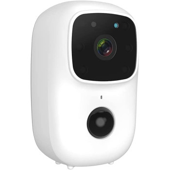 UK PLUS 1080P Wifi Low Battery Camera With 170A Angle View, 2 Way Talk, Night Vision, Motion Sensor With Dual Storage 64Gb Sd Card