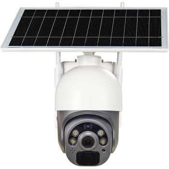 UniHoms Full Hd Battery Built In With Solar Panel Full Color Night Vision Wide Angle, Motion Detection Two Way Audio , Support 128Gb 4G Solar Ptz Outdoor Camera