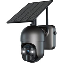 UK PLUS Smart Solar Ptz Camera 2Mp 4G Outdoor Cameratwo Way Audio Real Time Alert Nigh Vision3G/4G Sim Card Works With Alexa And Google Assistant