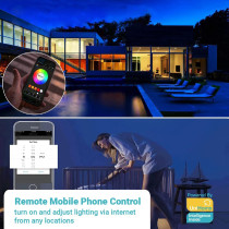 UniHoms Wifi Light Strip, 16 Million Colors With App Control And Music Sync