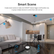 UK PLUS Smart Touch Switch, Wifi Touch Wall Light Switches, 2 Gang With Capacitor, App Remote Control Grey