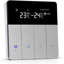 UniHoms Smart Thermostat Temperature Controller (2 Pipe), Works With Amazon Alexa, Google Home Assistant And Siri (2, 24V)