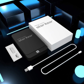 UK PLUS Compatible Phone Cleaning Sterilizer White Uv Light Iphone Android Smart Phone Toothbrush Jewelry Watches