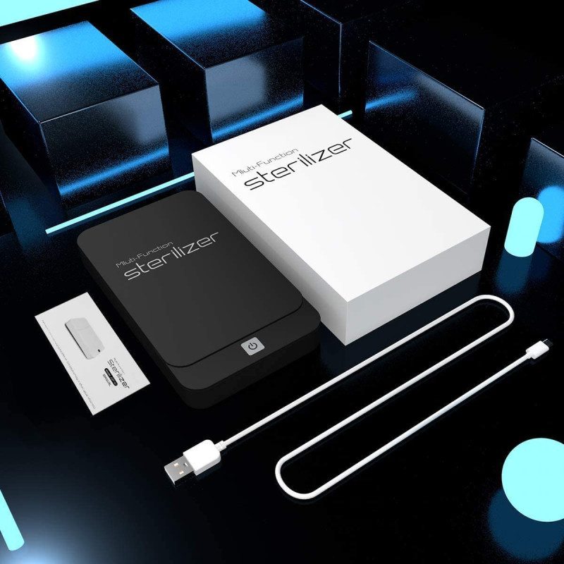UK PLUS Compatible Phone Cleaning Sterilizer White Uv Light Iphone Android Smart Phone Toothbrush Jewelry Watches