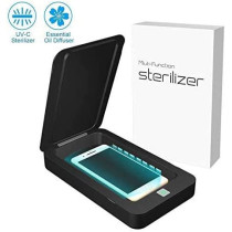 UK PLUS Compatible Phone Cleaning Sterilizer White Uv Light Iphone Android Smart Phone Toothbrush Jewelry Watches