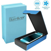 UK PLUS Compatible Phone Cleaning Sterilizer White Uv Light Iphone Android Smart Phone Toothbrush Jewelry Watches