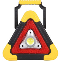 UK PLUS Multi Function Portable Led Work Light Triangle Cob Bright Flood Light Emergency Warning Indoor Outdoor Use Camping Hiking Fishing Car Repairing And Emergency