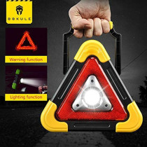UK PLUS Multi Function Portable Led Work Light Triangle Cob Bright Flood Light Emergency Warning Indoor Outdoor Use Camping Hiking Fishing Car Repairing And Emergency