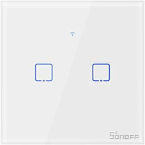 SONOFF Wireless Wifi App Control Smart Wall Light Switch - Us Standard (T1Eu2C-Tx)