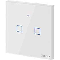 SONOFF Wireless Wifi App Control Smart Wall Light Switch - Us Standard (T1Eu2C-Tx)