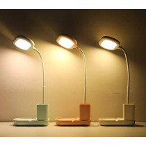 UK PLUS Led Desk/Table Lamp Usb Night Lamp For Home And Office With Stationery Holder