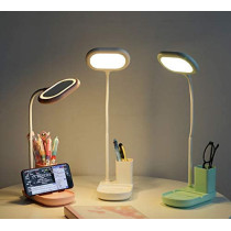 UK PLUS Led Desk/Table Lamp Usb Night Lamp For Home And Office With Stationery Holder
