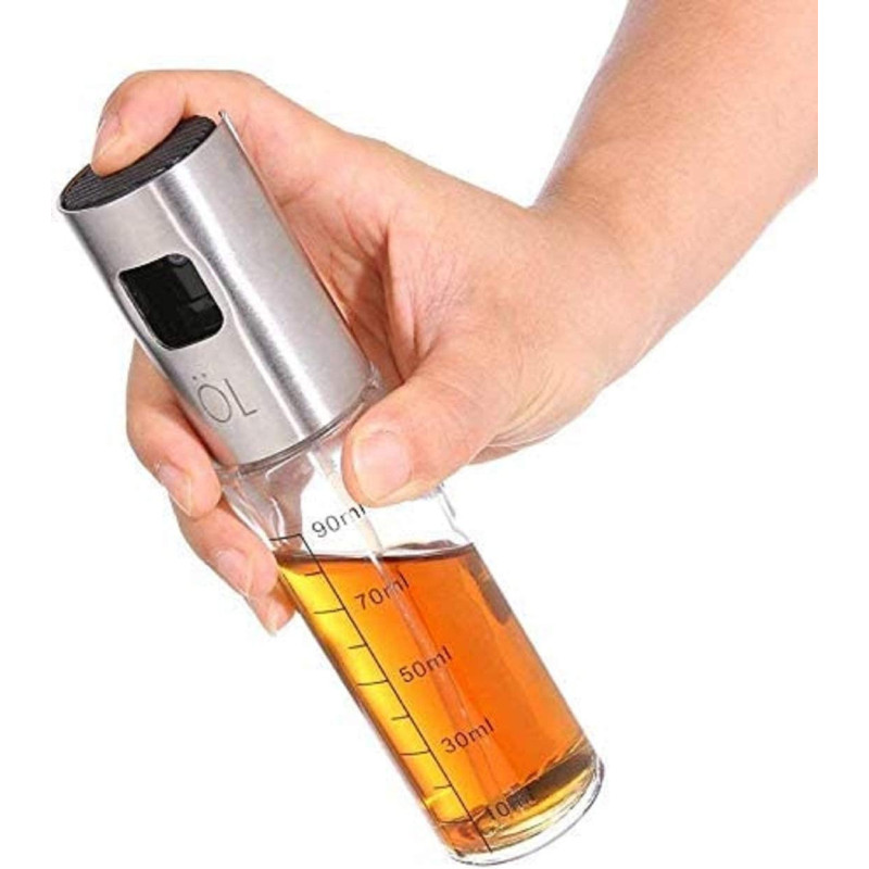 UK PLUS Click To Open Expanded View UK PLUS Oil Spritzer Mister For Air Fryer Cooking Olive Oil Sprayer Bottle For Vinegar Canola Vegetable Oil Portable Mini Kitchen Gadgets On Bbq/Pan/Salads/Baking