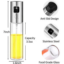 UK PLUS Click To Open Expanded View UK PLUS Oil Spritzer Mister For Air Fryer Cooking Olive Oil Sprayer Bottle For Vinegar Canola Vegetable Oil Portable Mini Kitchen Gadgets On Bbq/Pan/Salads/Baking