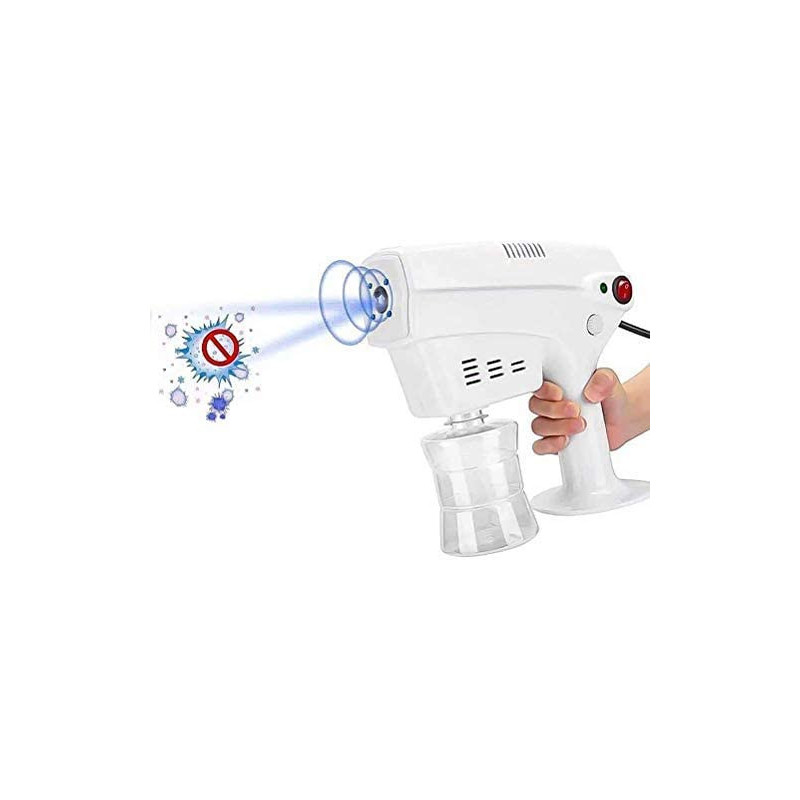 UK PLUS Portable Anion Blu-Ray Nanometer Spray Gun, Handheld Steam Gun Hair Coloring, With 260Ml Large Capacity Spray Bottle Penetrating Hair Roots And Deep Layer Replenishment